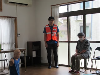 講習修了にあたって、中根会長より上級救命講習終了者、応急手当指導員としての経験から応急救急救命の大切さについての話がありました